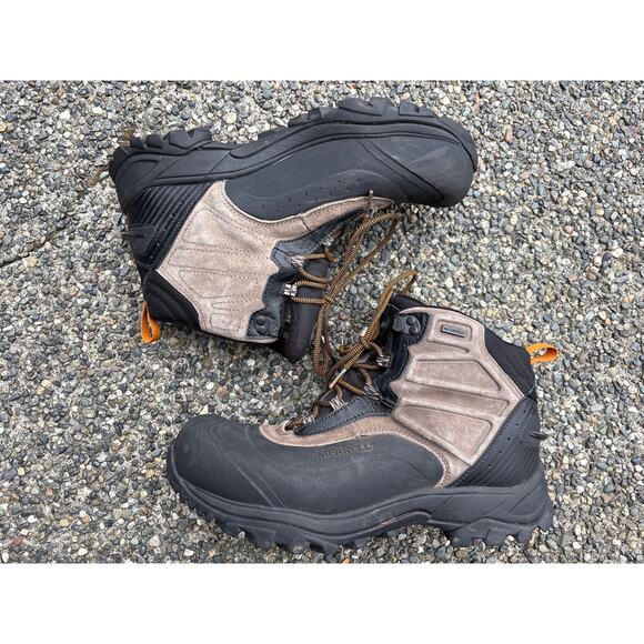 Merrell Boots Mid Waterproof Opti-Warm 200 Gram Insulation J39487 sz 10.5